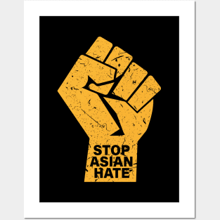 Stop Asian Hate Crimes asian community supporter Posters and Art